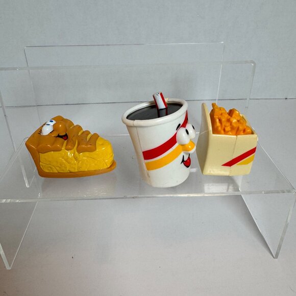 1989 Burger King Lickety-Splits Racers Lot 3 Pie Fries Soda Hallmark Rolling Toy - Picture 2 of 9